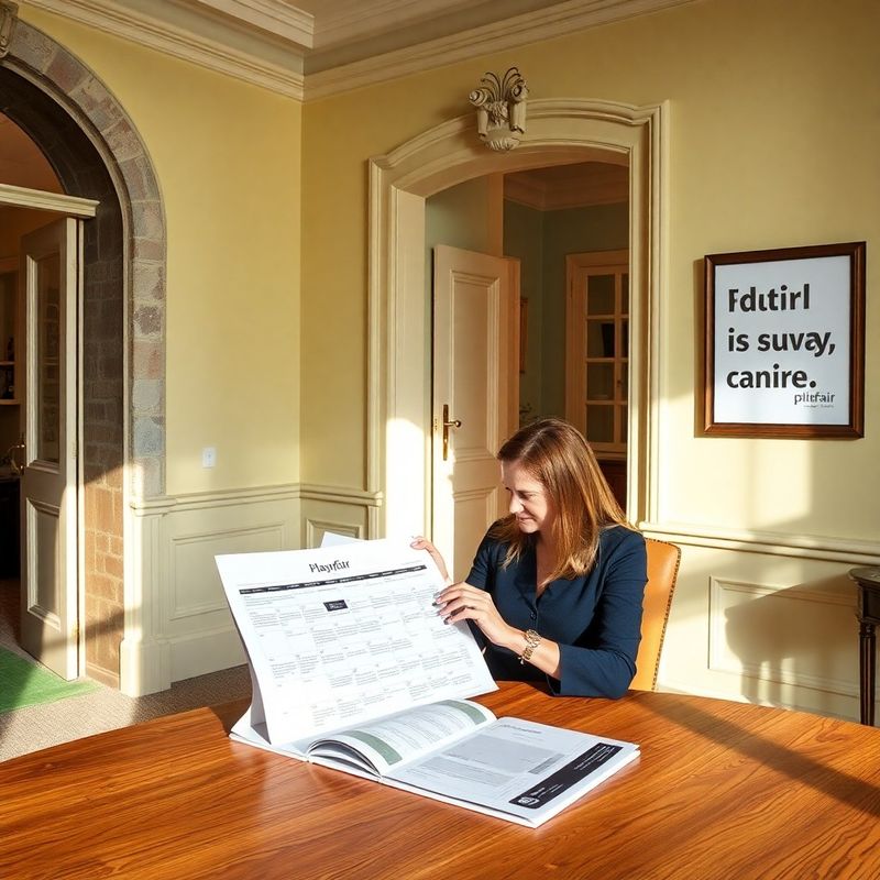 Workshop of Brooklyn team member reviewing a printed editorial calendar inside the Dundalk studio